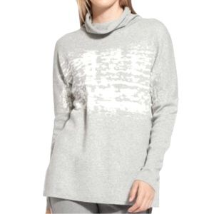 NWT SIZE S LYSSE CRYSTALIZED MOUNTAIN SWEATER.